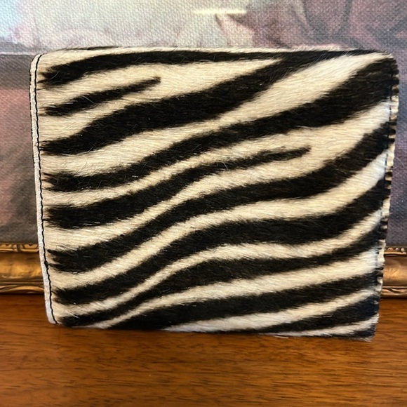 EUC Furla zebra print wallet - Picture 2 of 11